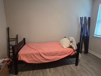 Mahogany Bunk Bed twin over twin