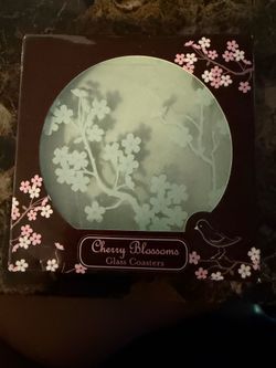 Cherry blossom coasters