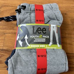 NWT Lee boys jogger 2 pack Size M 10/12
