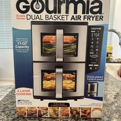 Gourmia 11-QT. Dual Basket Air Fryer