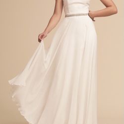 Bhldn Wedding Grace Overskirt