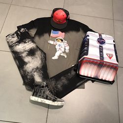 Space bear streetwear shirt