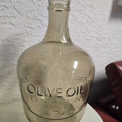 Olive Oil Decorative Jar