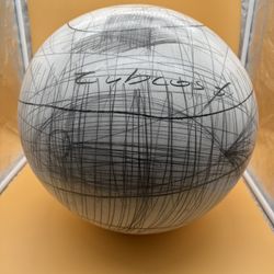 Yuri Zatarain Ceramic Globe Sculpture, One Of A King Made In México 🇲🇽 