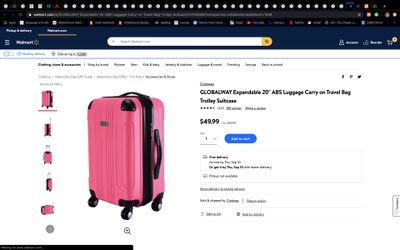20” luggage carry