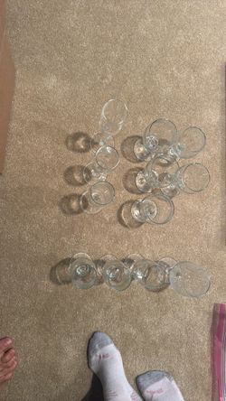 Assorted wine glasses