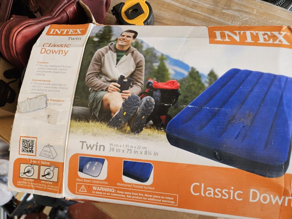 Intex Air Mattress With Electric Pump