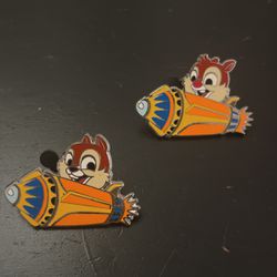 Disney Chip And Dale Rocket Pin Lot 
