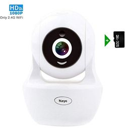 NEW WIRELESS SMART SECURITY CAMERA-W/ NIGHT VISION, BABY MONITOR, ALEXA ENABLED & TEMPERATURE DETECTION