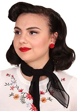 Black Neck Mini Scarf