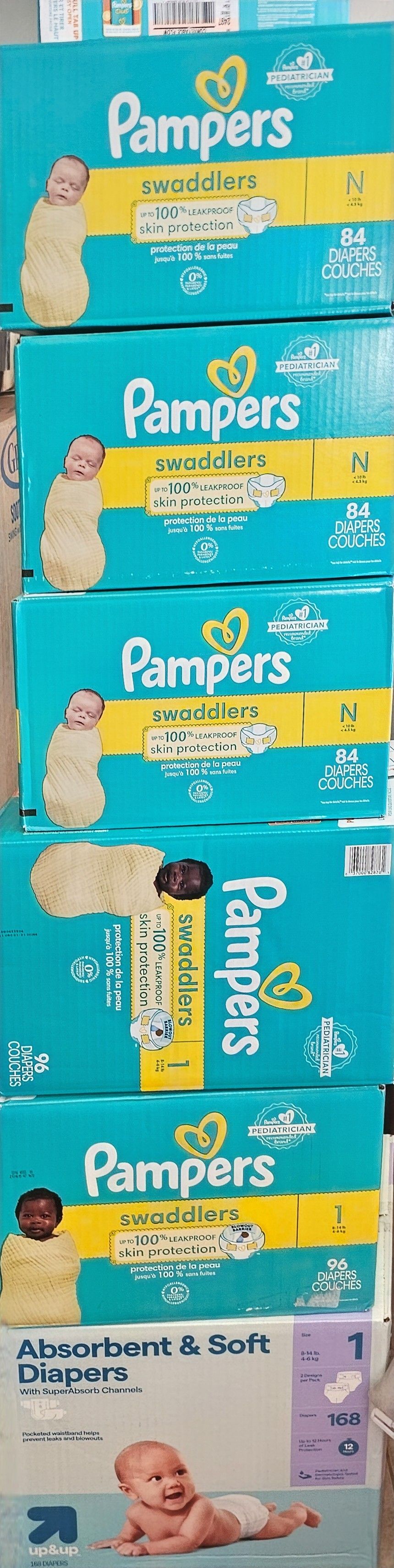 Brand NEW SIZE N AND 1 PAMPERS