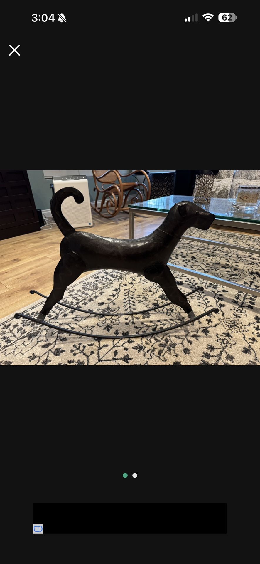 Metal Dog Sculpture