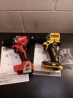Brand New Dewalt and milwaukee hammer drill (each one price
