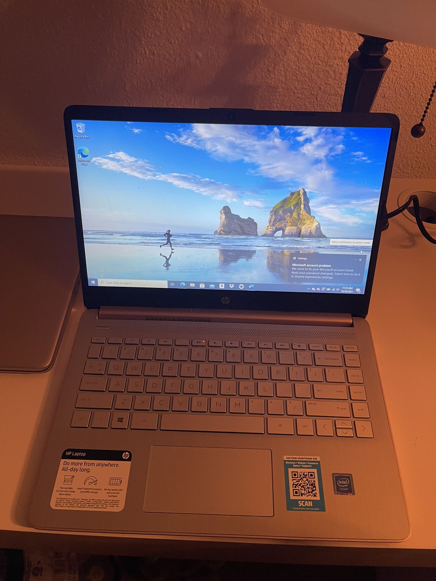 HP 14” Laptop Rose Gold NOT Chromebook