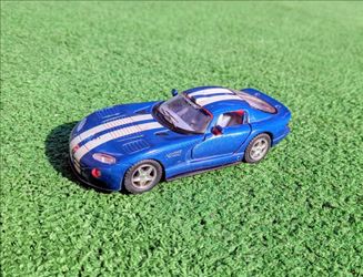 BROKEN Kinsmart Dodge Viper Chrysler S-1/36 Diecast Wind-Up Model Toy Race Car
