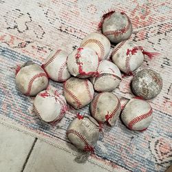 Damaged Baseballs Perfect For Playing Fetch With Your Dog