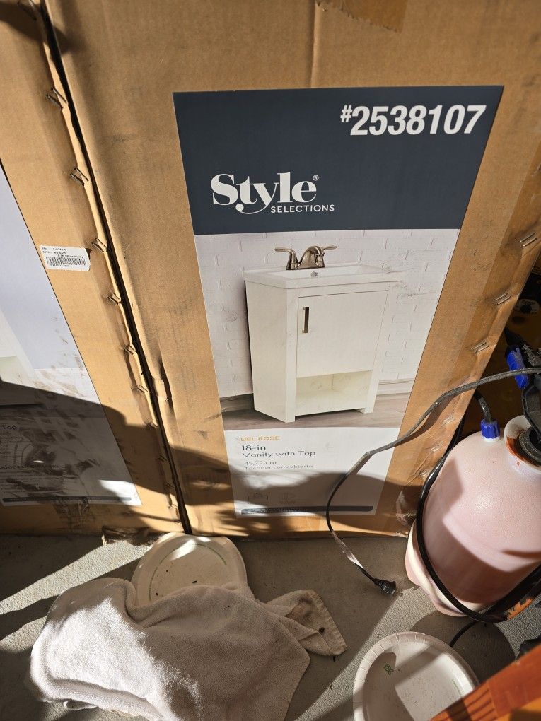 18 Inch Bathroom Vanity With Top