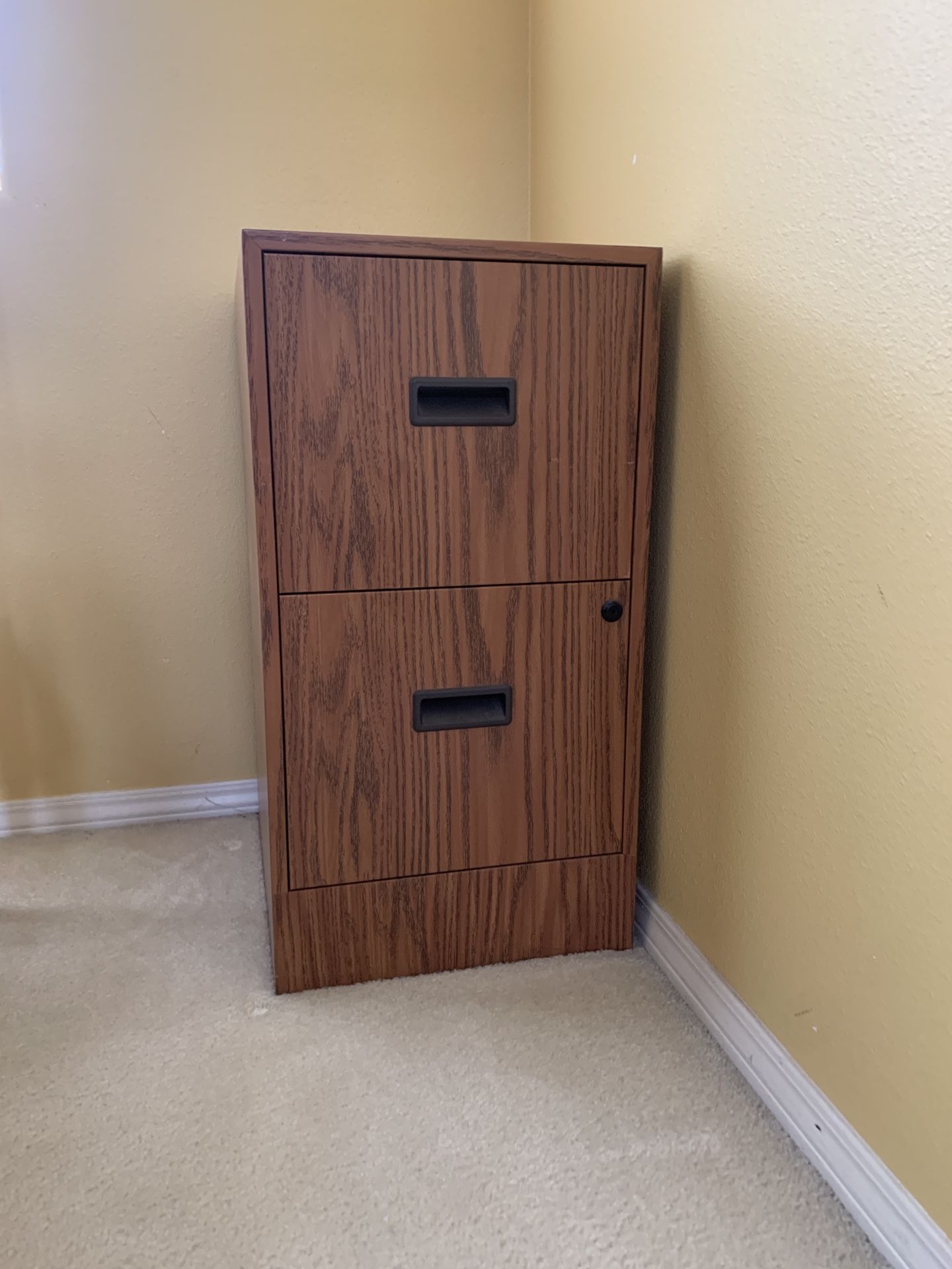 2 Drawer Metal File cabinet