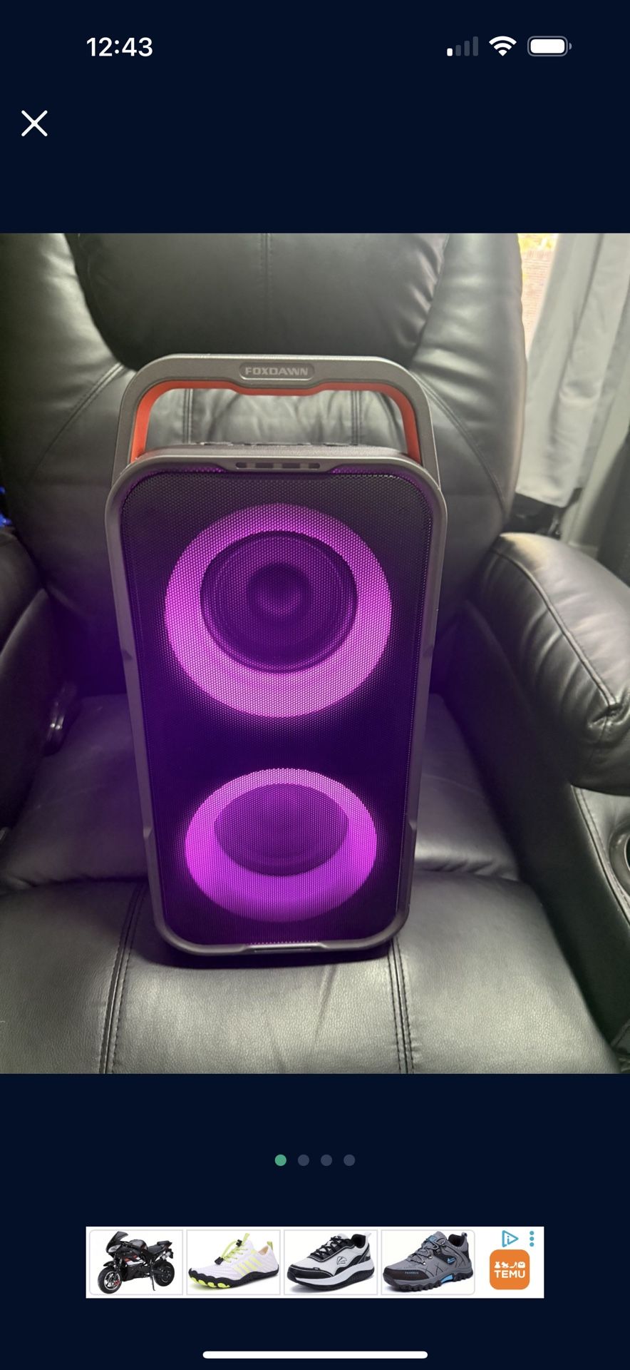 Foxdawn 240 Watt Bluetooth Speaker 