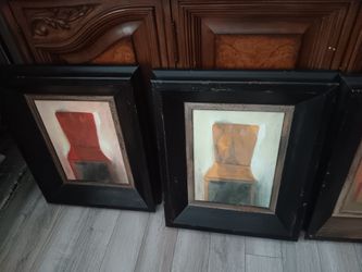 Authentic Hand Crafted Italian  Frame Roma Collection Painting Board Chairs