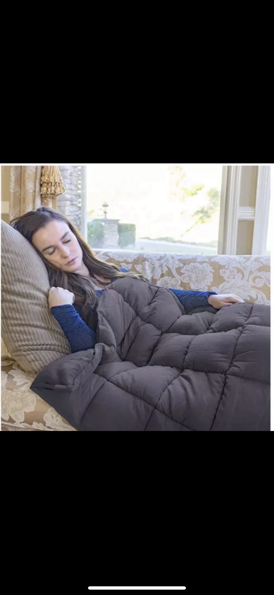 Zeny 15lbs Weighted Blanket (48x72")