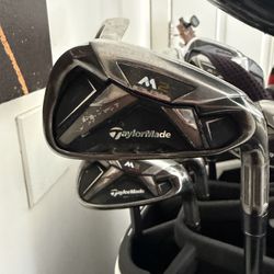 Golf Clubs - Taylor Made M2 Irons w/bag and driver
