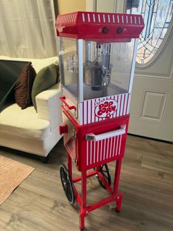 POPCORN MACHINE CART !!