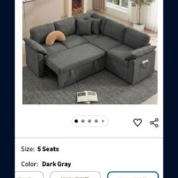 Gray Sectional Sofa