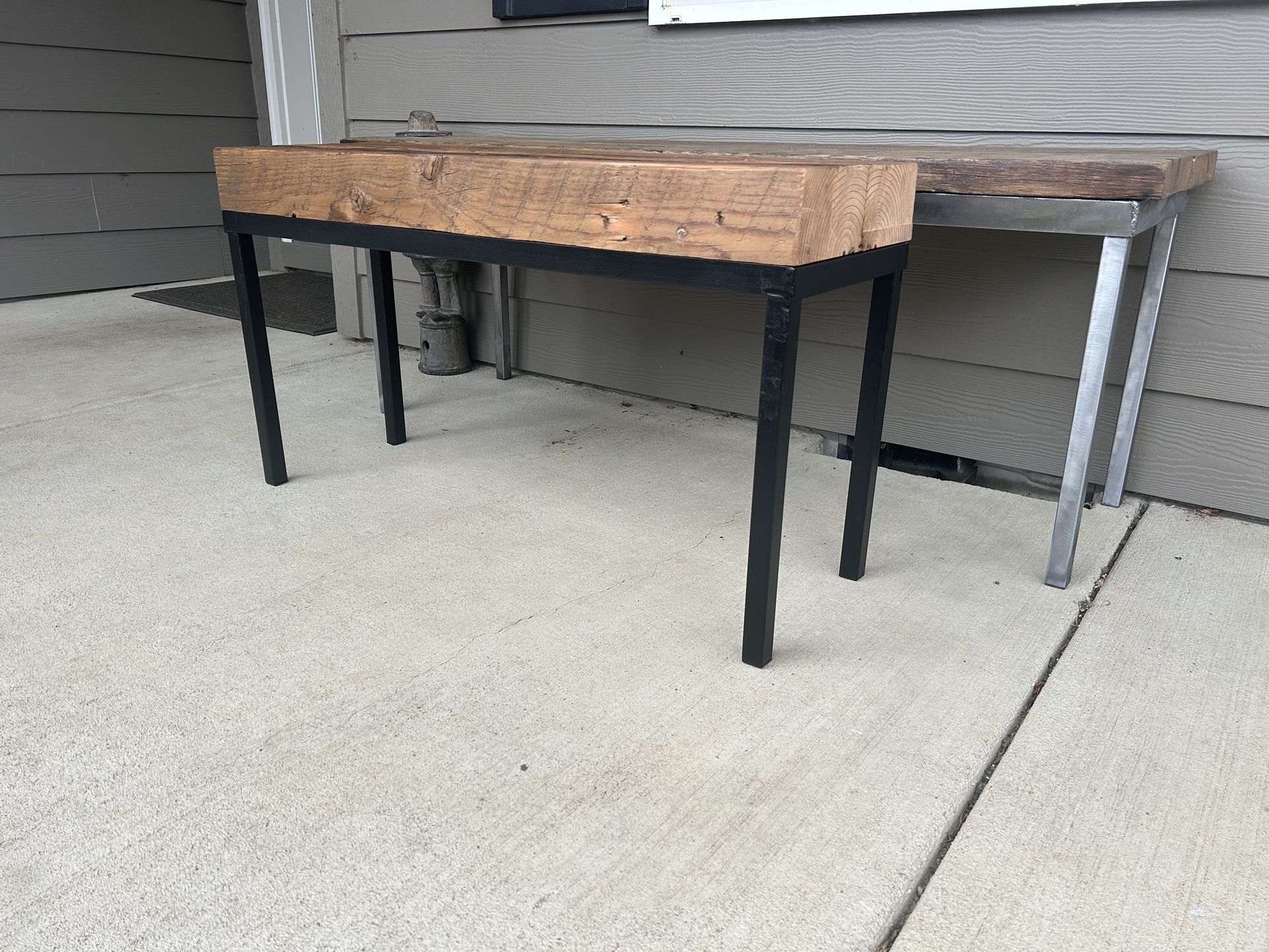 Small Custom Fir Bench 