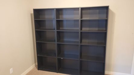 Four Shelf Bookshelves - 3ea