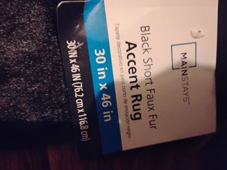New plush accent  rugs$30ea cost $45 at Walmart
