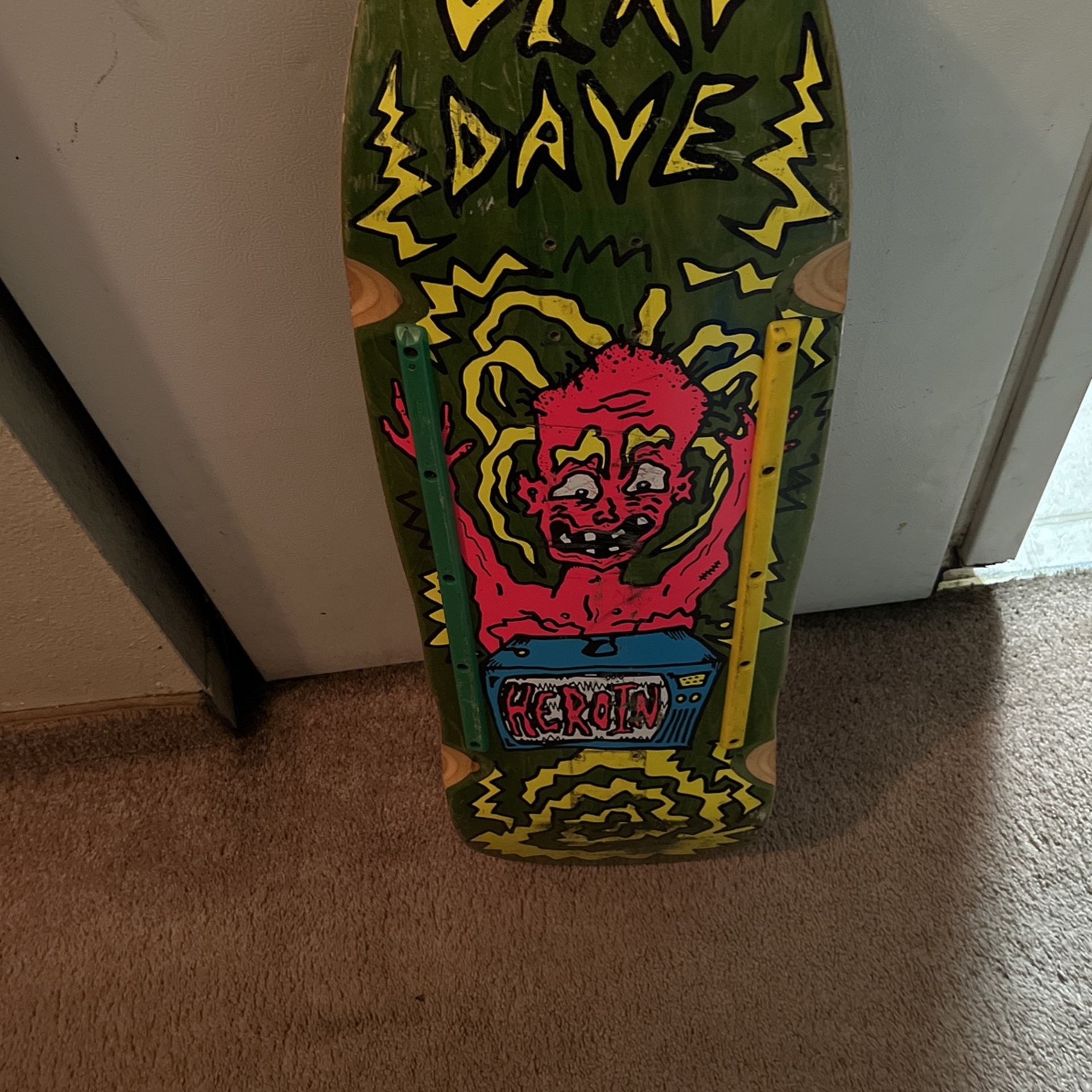 Dead Dave Herion Skate Board( Just The Deck)