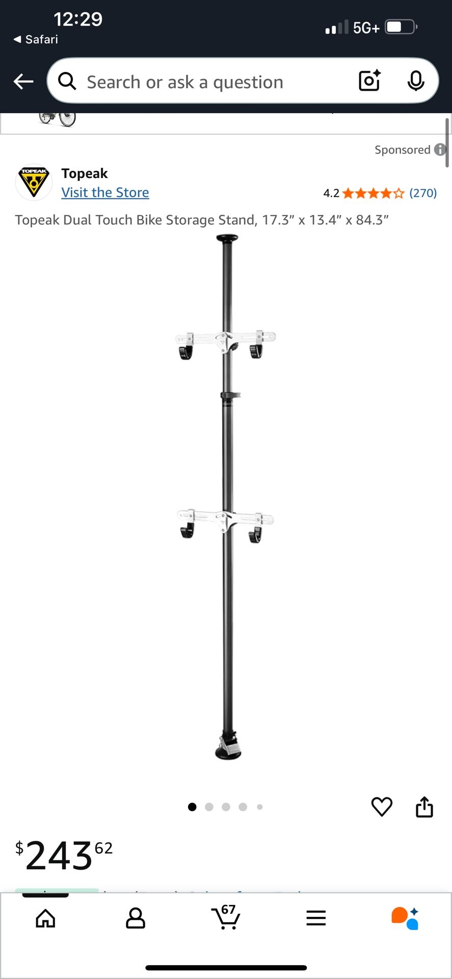 TOPEAK BIKE RACK DOUBLE