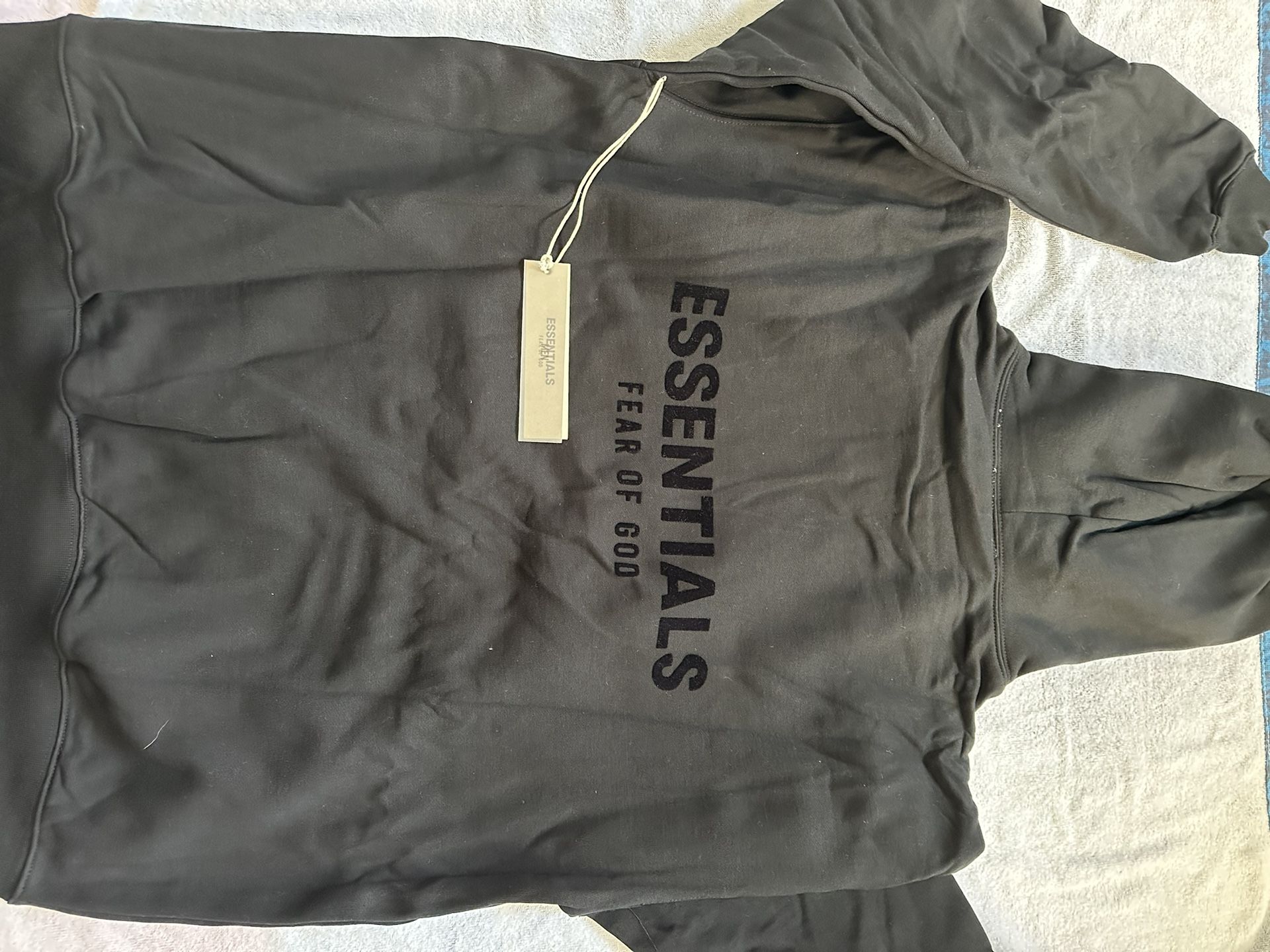 Essentials Black Hoodie