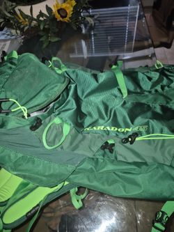 High Sierra Green Hiking Backpack