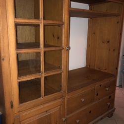 Solid Wood Entertainment Unit