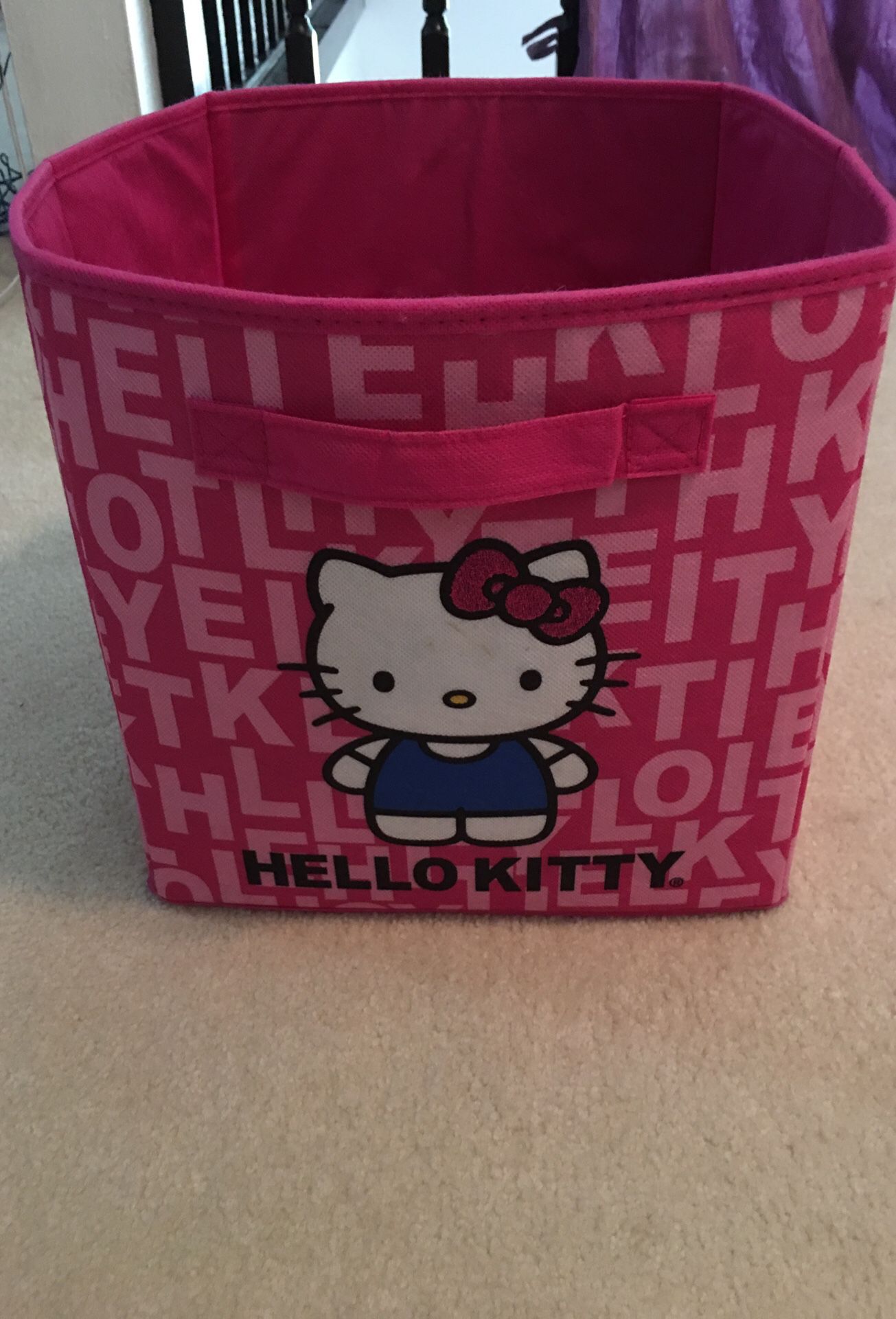 Hello kitty storage cube