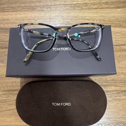 Tom Ford 53mm Tortoise Eye Glasses 