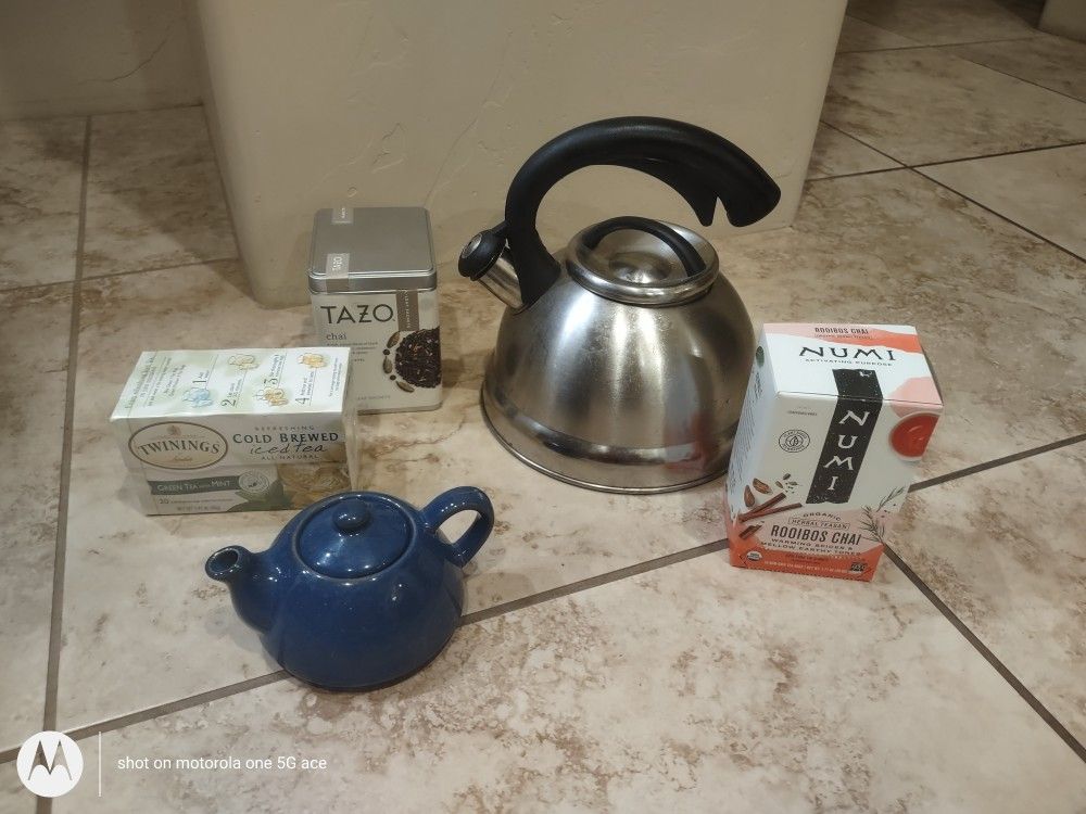 Tea Set! Tea Kettle And Accessories