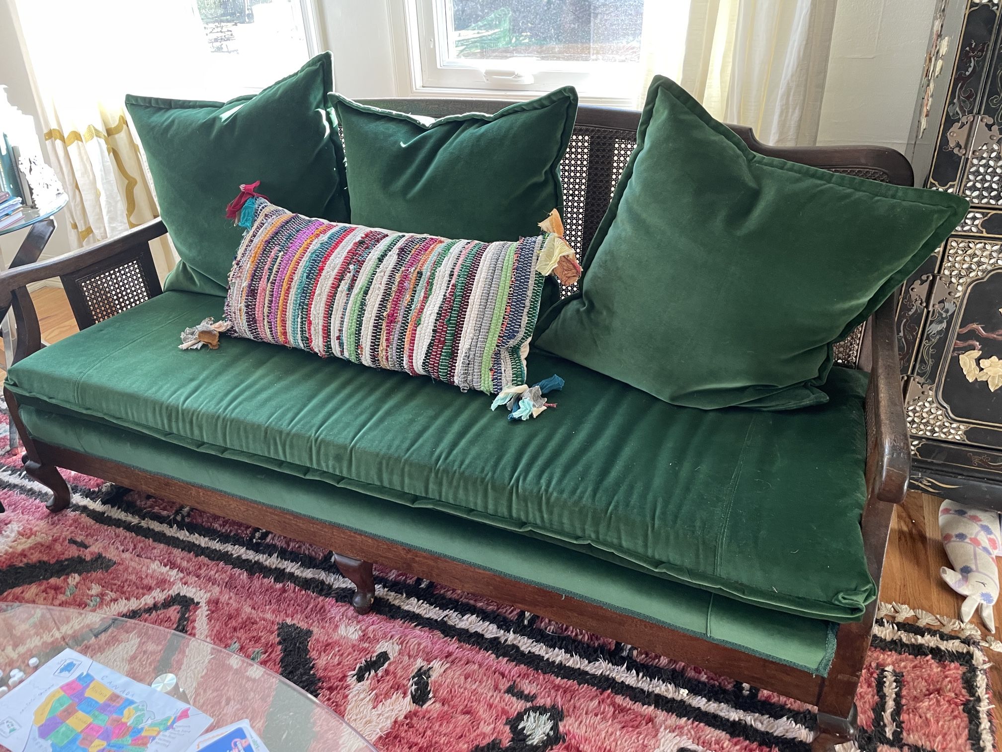 Mahogany Settee And Chair