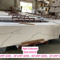 MAX Quartz & Countertop:MX118:Calacatta