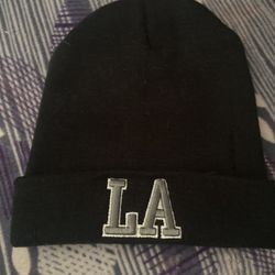 LA black beanie