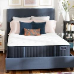 King Size Mattress Stearns & Foster 12” Inches Thick Wrapped in Plastic Direct From Factory Same Day Delivery  