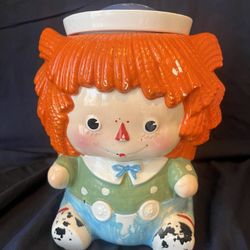Vintage RAGGEDY ANDY Cookie Jar Made In Japan 