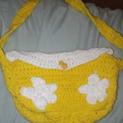 Crochet Bag With Starts 