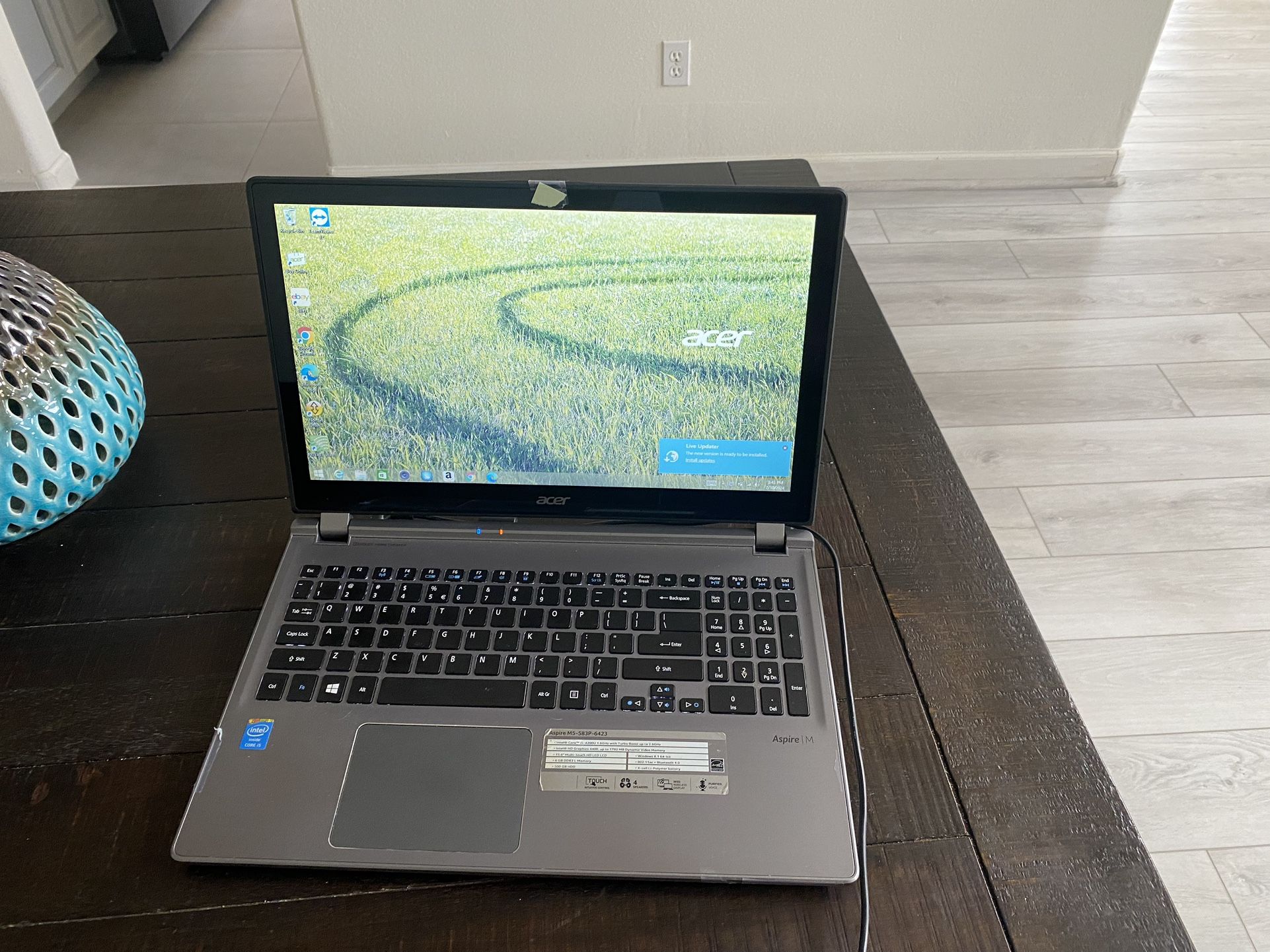 Acer Aspire M5 Laptop (Touchscreen)