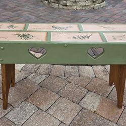 Wood Bench