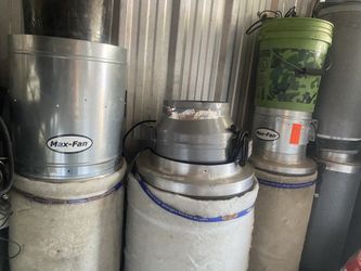 Carbon Filter With Inline Fan Combo