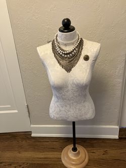 Decorative seamstress dress form