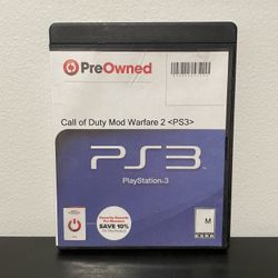 Call of Duty Modern Warfare 2 PS3 Sony PlayStation 3 Video Game 2009